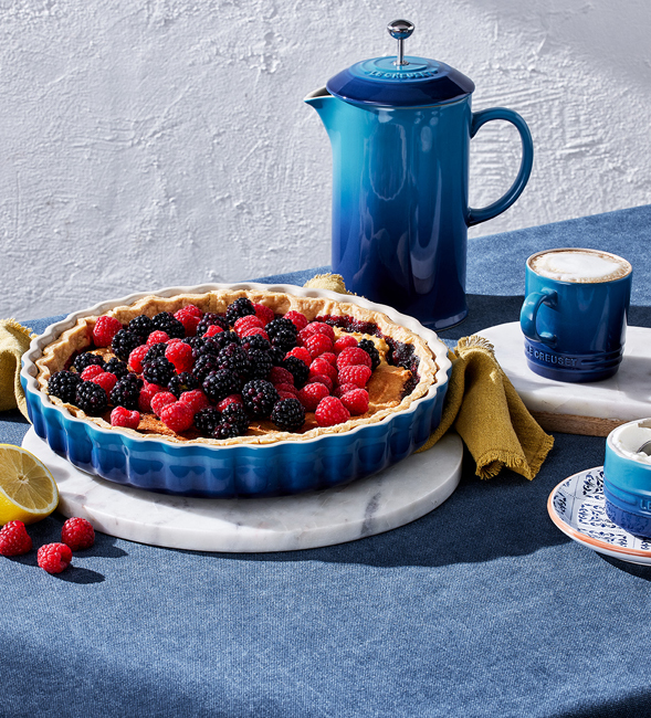 Wild Berry and Almond Tart